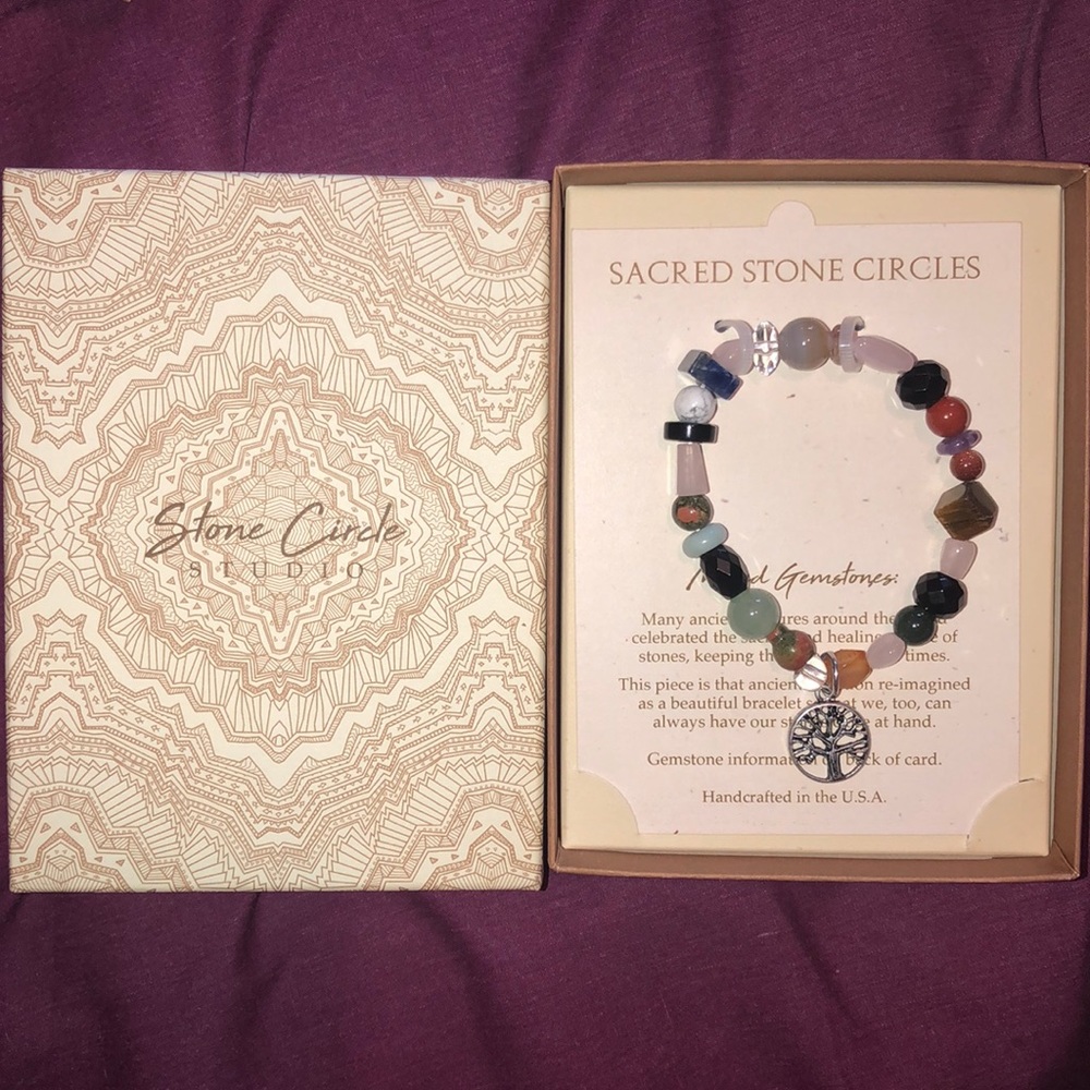 Scared Stone Circles bracelet